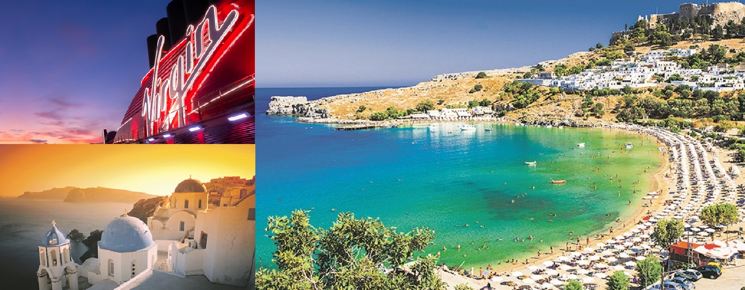 Virgin Voyages Greek island Glow