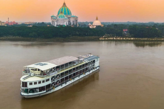 MV Bengal Ganga River Cruise Ship in India