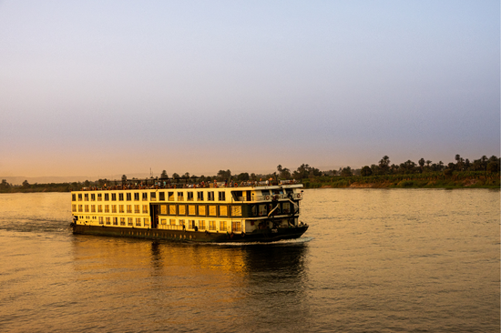 A Nile Cruise Boat on the Nile