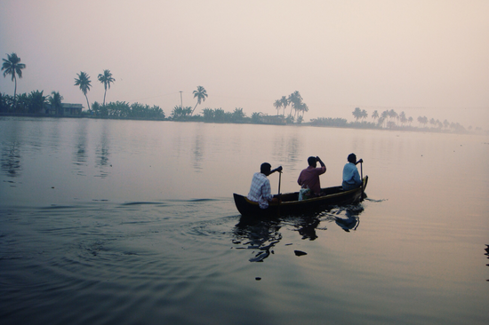 beautiful backwaters of kerala india
